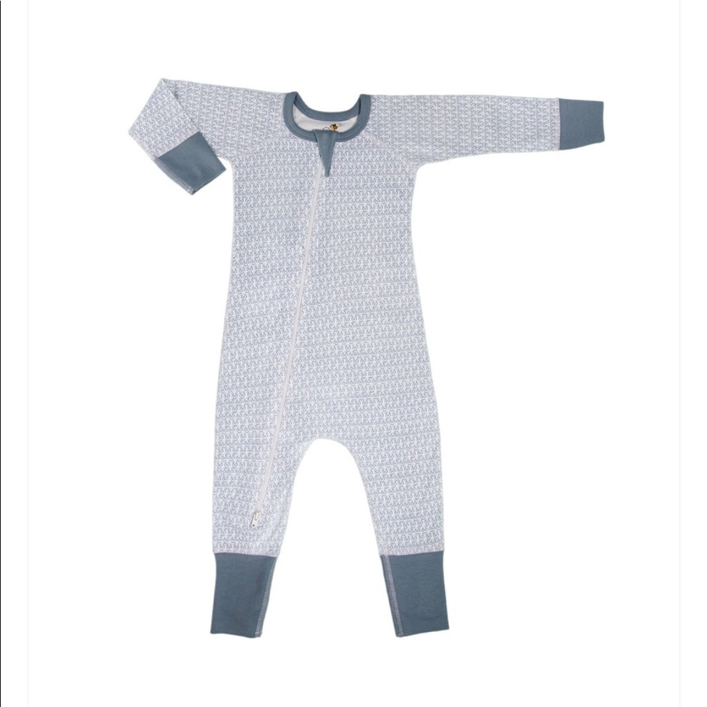 BRAND NEW Graphic Pattern Two Way Zip Romper